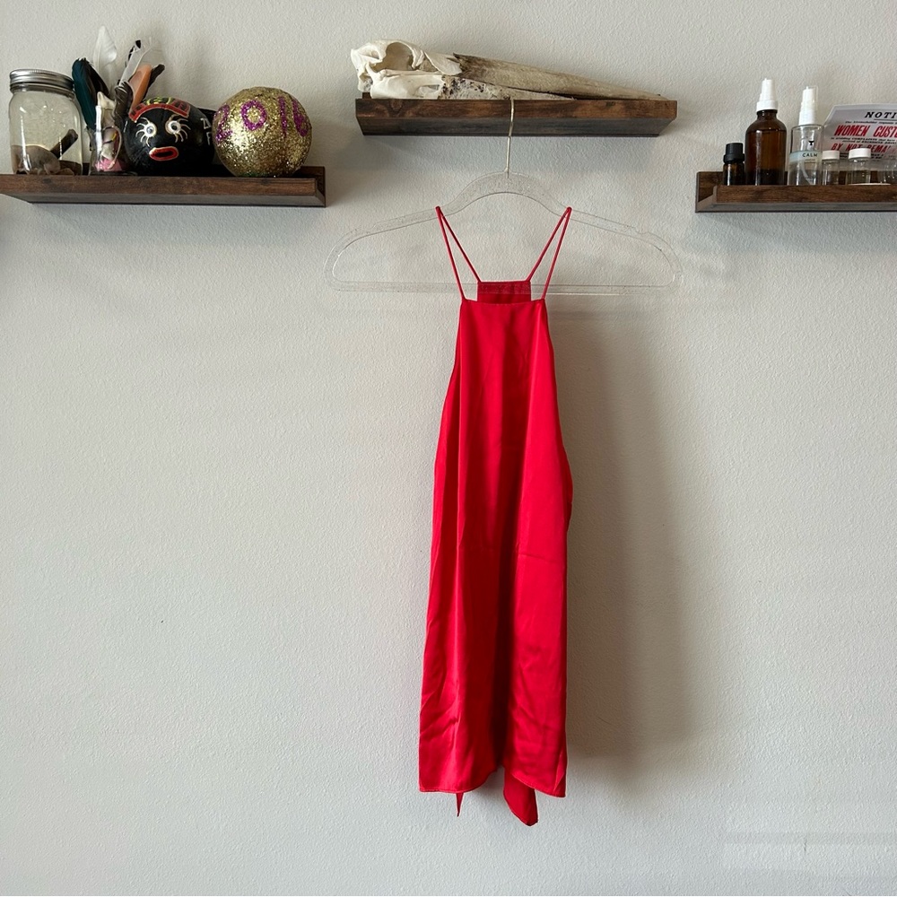 RARE 100% SILK WORTH HIGH NECK TANK